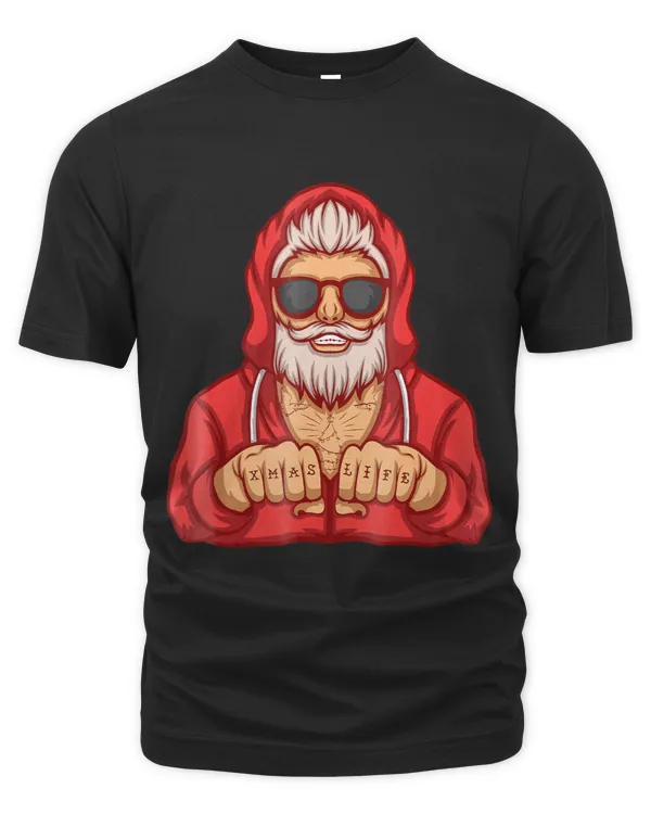 tattoo santa inked christmas ink t