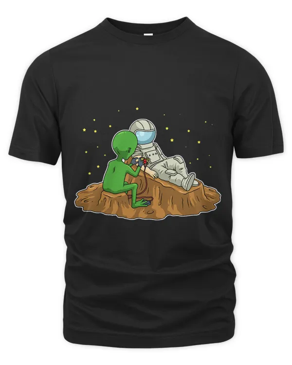 Tattoo Shirt Artist Gun Inking Vintage Tat Astronaut Alien
