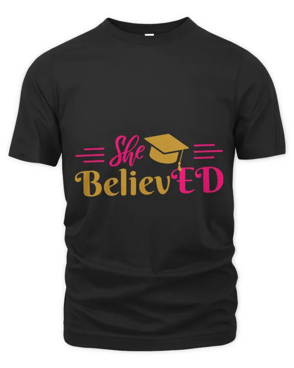 Doctor of Education She BelievED EdD Graduation 2
