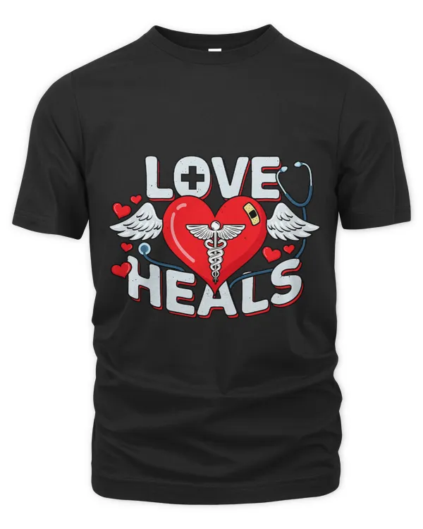 Doctor Valentine Love Heals Medical Physician Valentines Day