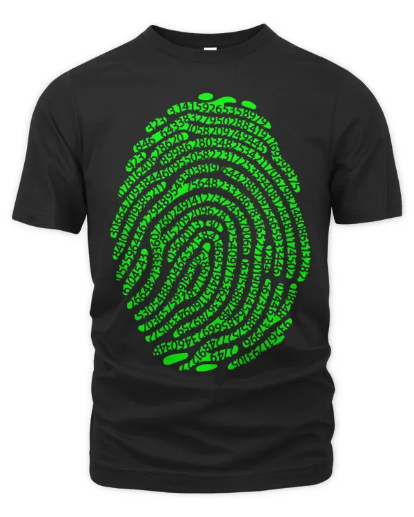 Irrational number Pi symbol infinity fingerprint math