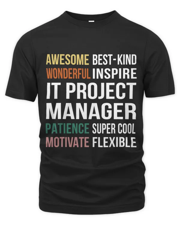 IT Project Manager Tee Funny Appreciation