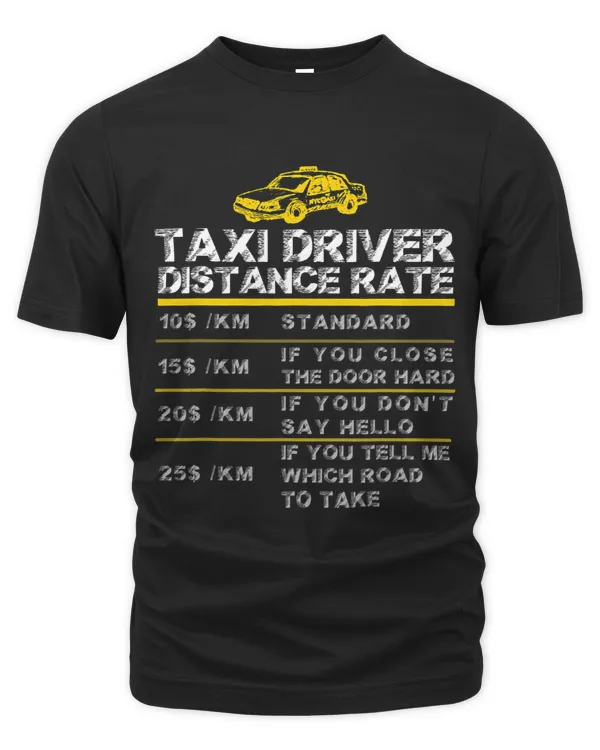Funny Taxi Cab Driver Vintage Checker Gift for Dads