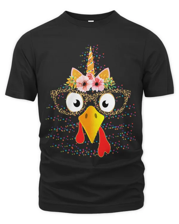 Funny Turkey Unicorn Face Family Thanksgiving Sunglasses