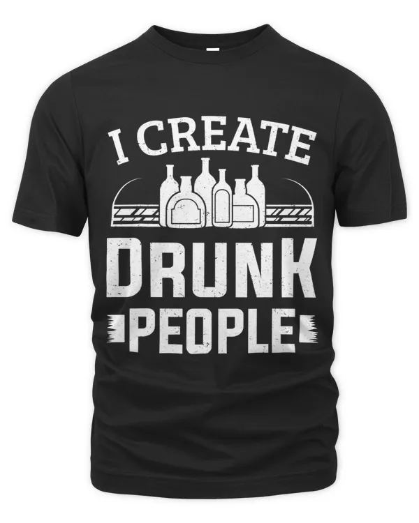 Bartending Bartender I Create Drunk People Barman Barkeeper