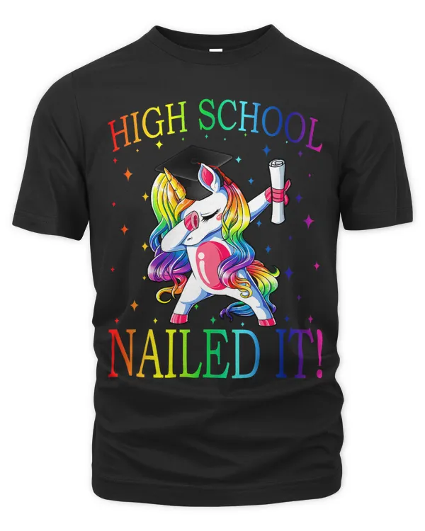 Dabbing High School Unicorn Graduation Class Nailed It