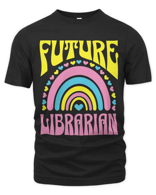 Future Librarian Bright Retro Rainbow Librarians Training