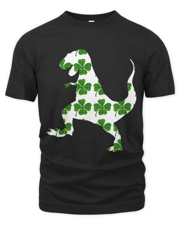 Retro St Patricks Day Dinosaur TRex