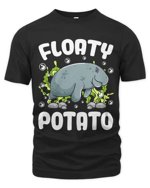 Floaty Potato Manatee Funny Sea Animal Marine Biologist Cute
