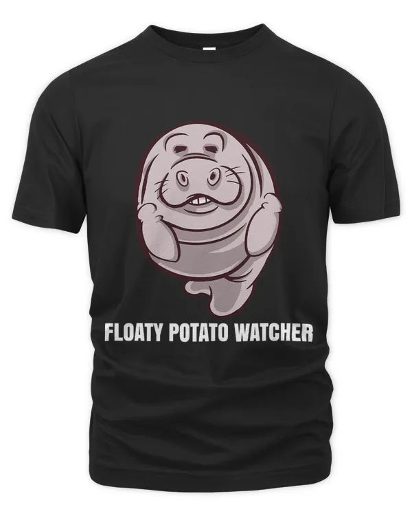 Floaty Potato Watcher Funny Marine Biologist Manatee Pun