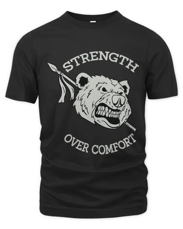 Strength Over Comfort Weightlifting Bodybuilding Gym