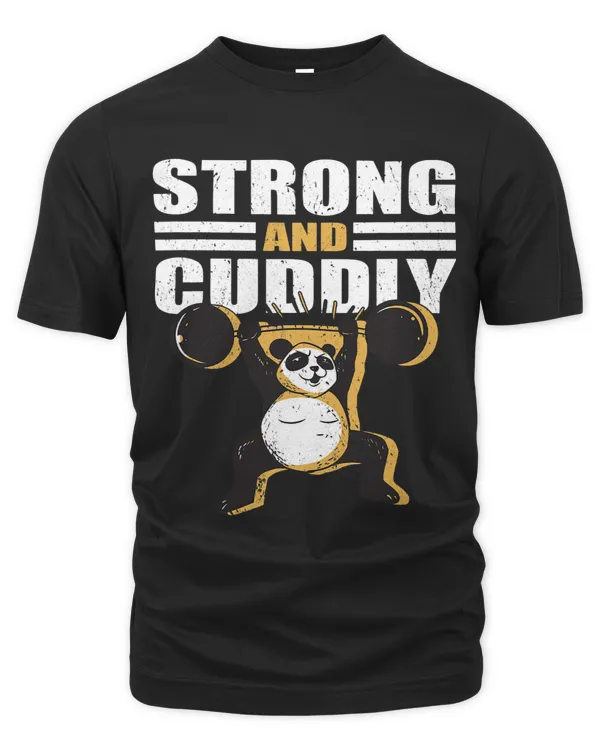 Strong and cuddly for powerlifter bodybuilder strongman