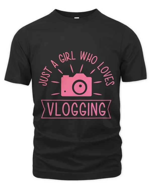 Womens Girl Who Loves Vlogging Vlog Vlogger Influencer Videographer