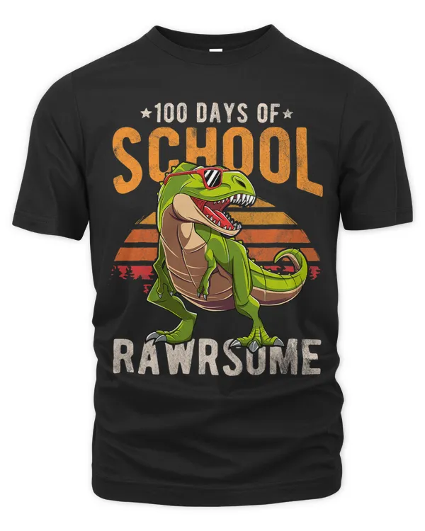 Dinosaur TRex 100 Days Of School Rawrsome For Teacher Gift