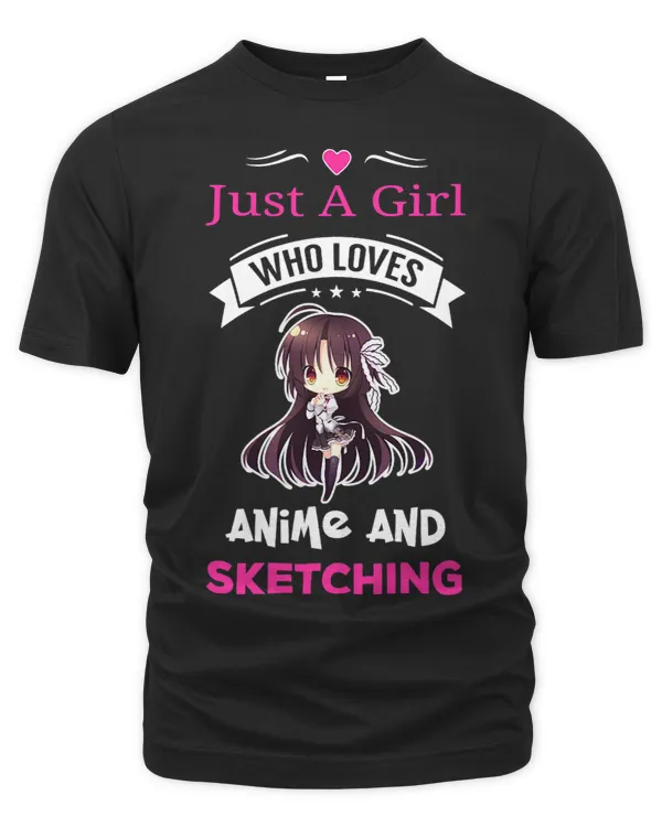 Just a Girl Who Loves Anime and Sketching Japan Art Long