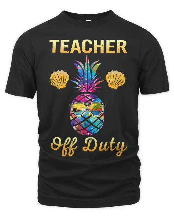 Teacher Appreciation Gift Off Duty Summer Pineapple Sunset