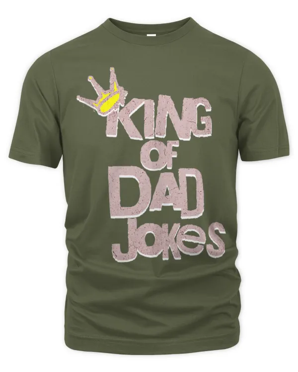 Mens King of Dad Jokes Birthday Father's Day Dad Humor Tee - Unisex Premium T-Shirt Unisex Premium T-Shirt