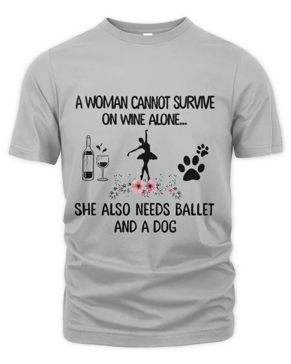 a woman cannot survive-ballet - Unisex Premium T-Shirt Unisex Premium T-Shirt