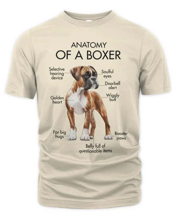 Anatomy Of A Boxer - Men's Premium Tshirt Men's Premium Tshirt