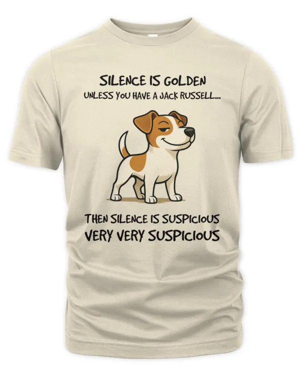 Silence is golden, unless you have a Jack Russell - Men's Premium Tshirt Men's Premium Tshirt