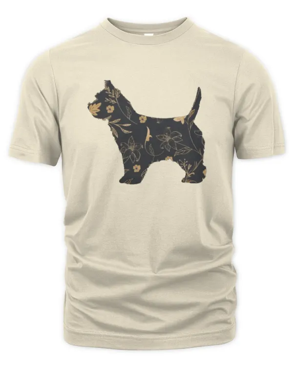 Westie flower - Unisex Premium T-Shirt Unisex Premium T-Shirt