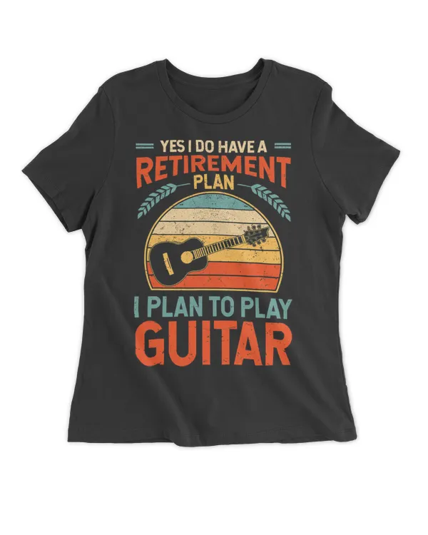 Yes I Do Have A Retirement Plan Classical Guitar Instrument T-Shirt - Unisex Premium T-shirt Unisex Premium T-shirt