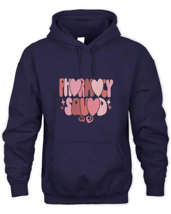 Cute Pharmacist Women Pharmacy Squad Valentines Day Pharmacist Pharm RX - Unisex Hoodie Unisex Hoodie