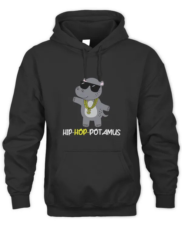 Rap 90s Hip Hop Hippo Cute Hippopotamus Zoo Animal Gift