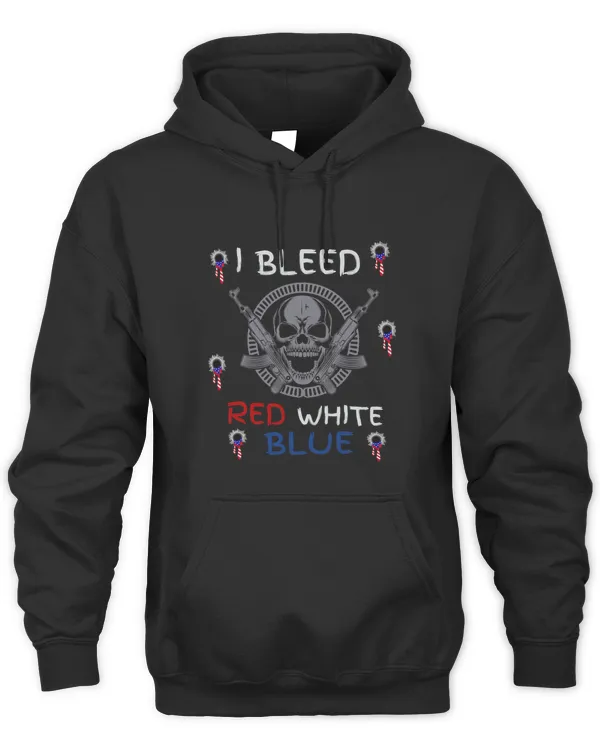 Happy 4th of July Bleed Red White And Blue Patriotic bullets 1