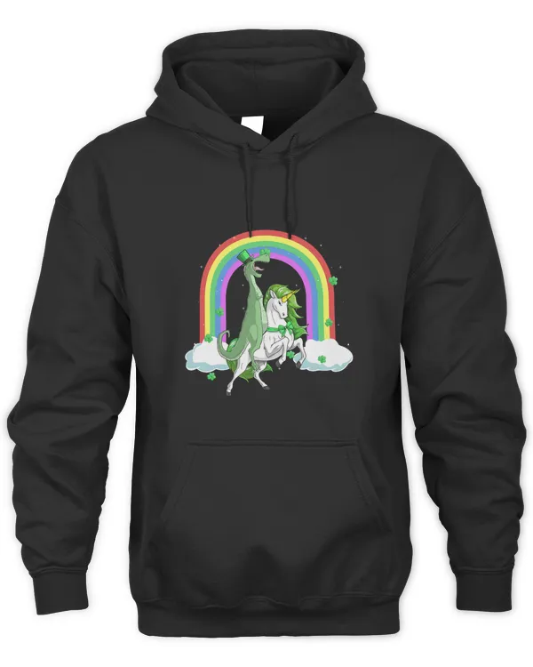 TRex Dinosaur Riding Lepricorn Unicorn Gift St Patricks Day