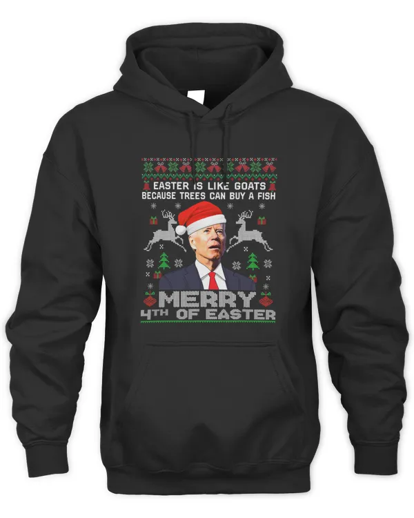 Merry 4th Of Easter Funny Politic Ugly Christmas Sweater Men Sweatshirt