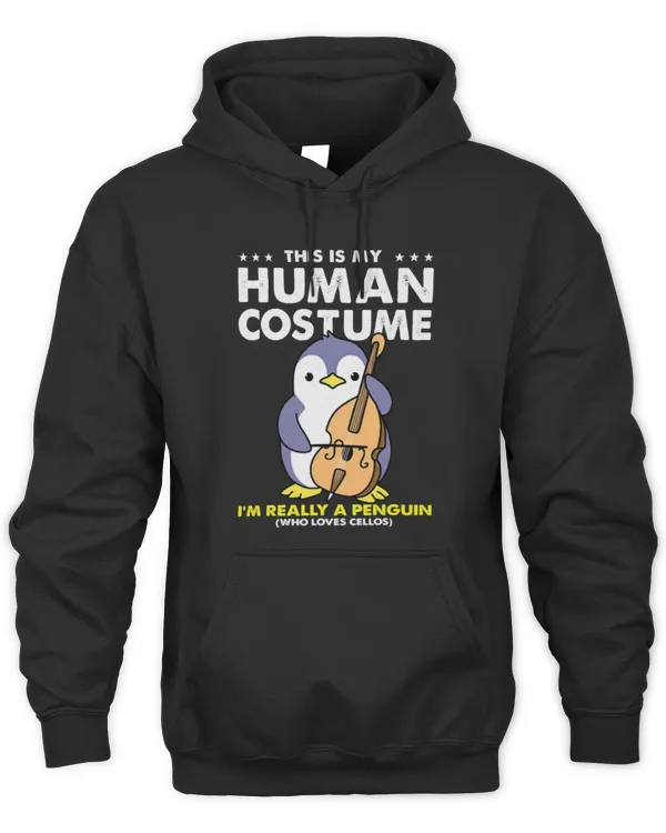 Penguin Pet This Is My Human Costume Penguin Cellist 244