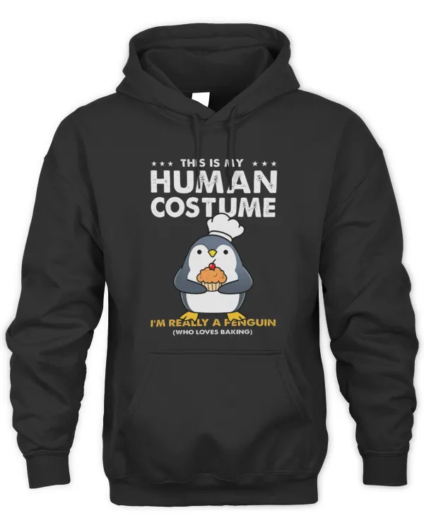 Penguin Pet This Is My Human Costume Penguin Baking
