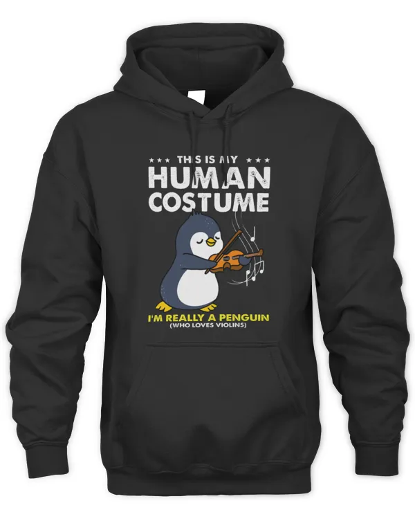 Penguin Pet This Is My Human Costume Penguin Violinist