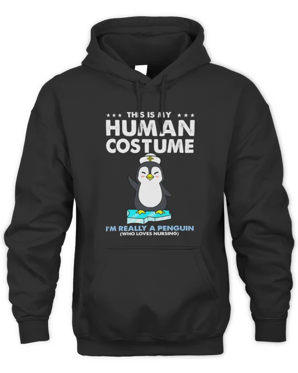 Penguin Pet This Is My Human Costume Penguin Nursing 91