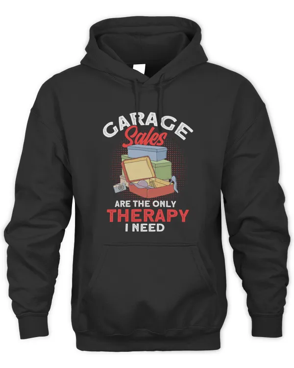 Garage Sales The Only Therapy I Need Vintage Lover T-shirt