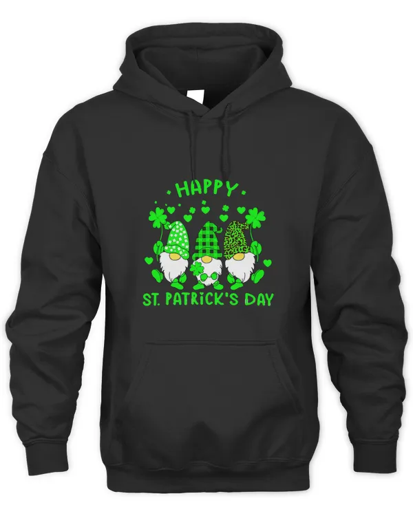 Happy St Patricks Day Three Gnomes Holding Shamrock Squad 3 9
