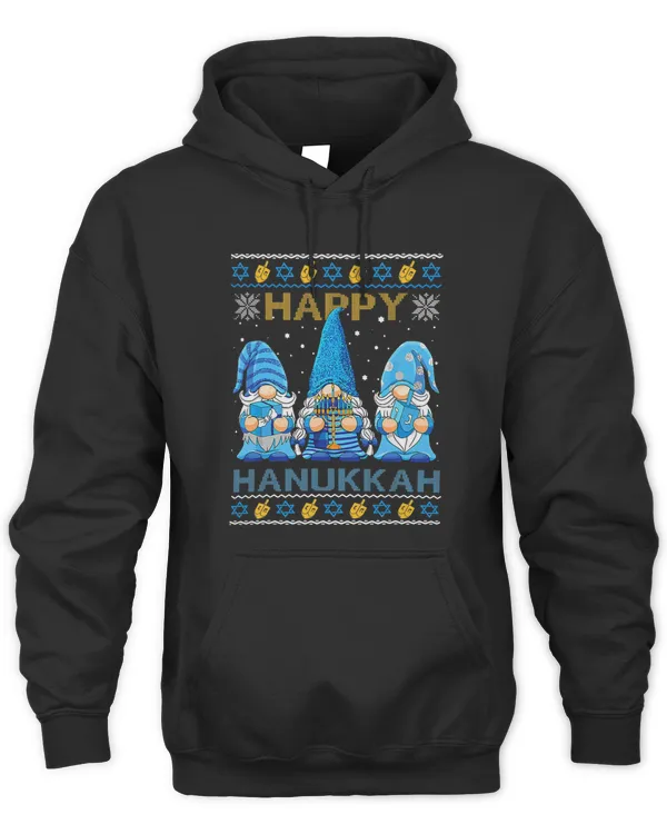 Happy Hanukkah Ugly Christmas Gnome Gnomies Menorah Gifts