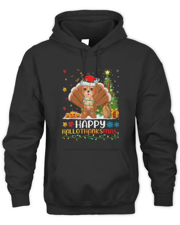 Cockapoo Dog Lover Funny Happy Cockapoo HelloThanksMas