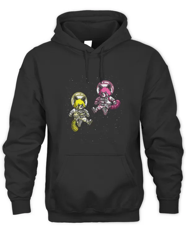 Red Panda Bear Animal Lover Space Cosmonaut Explorer