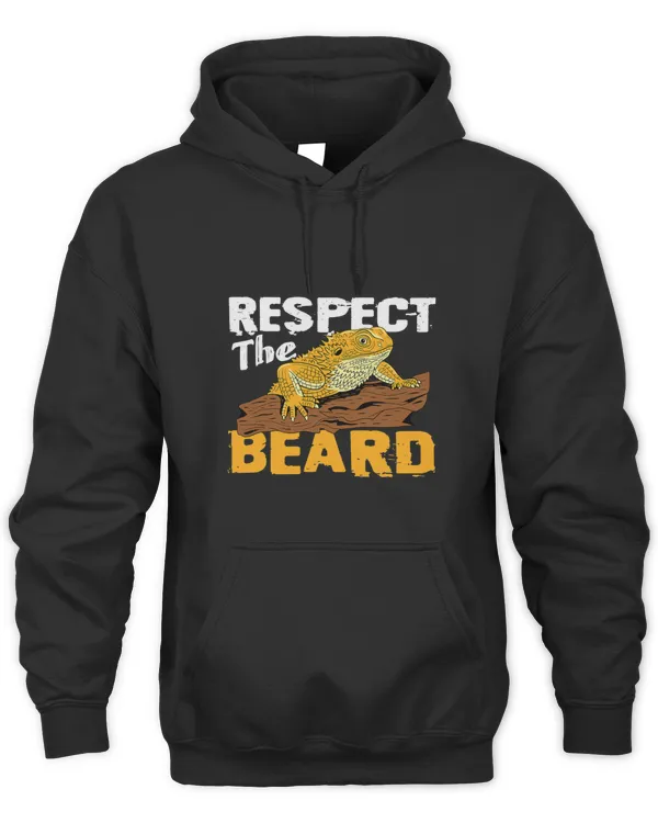 Respect The Beard Bearded Dragon Reptile Lizard Lover Funny 2