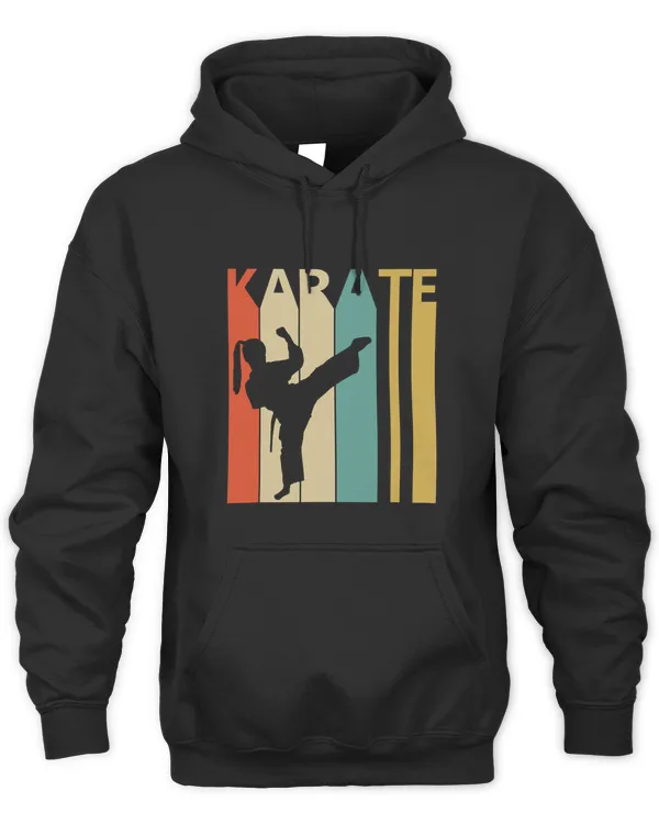 Retro 1980s Karate Girl
