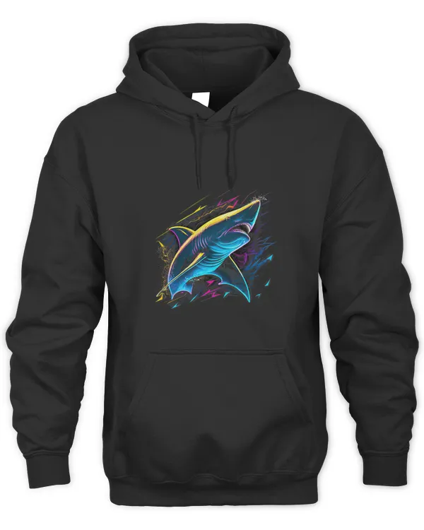 Retro Aesthetic Shark Fin