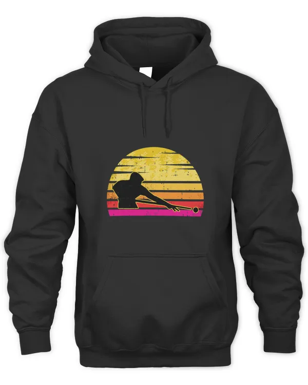 Billiards Player Retro Vintage Sports Pool Snooker Athlete