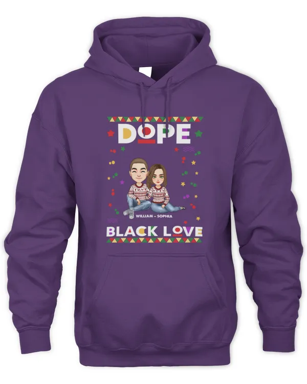 Dope Black Love - Personalized Shirt, Gift For Boyfriend, Gift Idea For Boyfriend