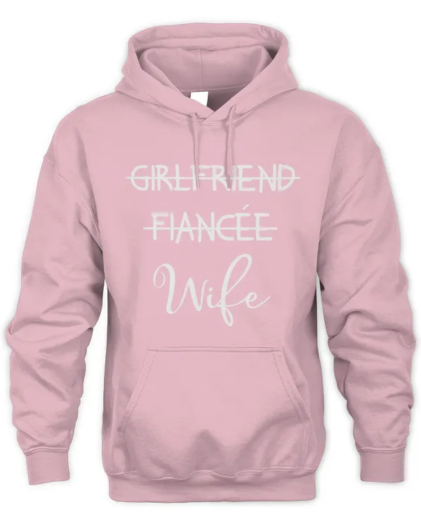 Girlfriend Fiancee Wife Shirt Women Cute Engagement Gift for Bride Honeymoon