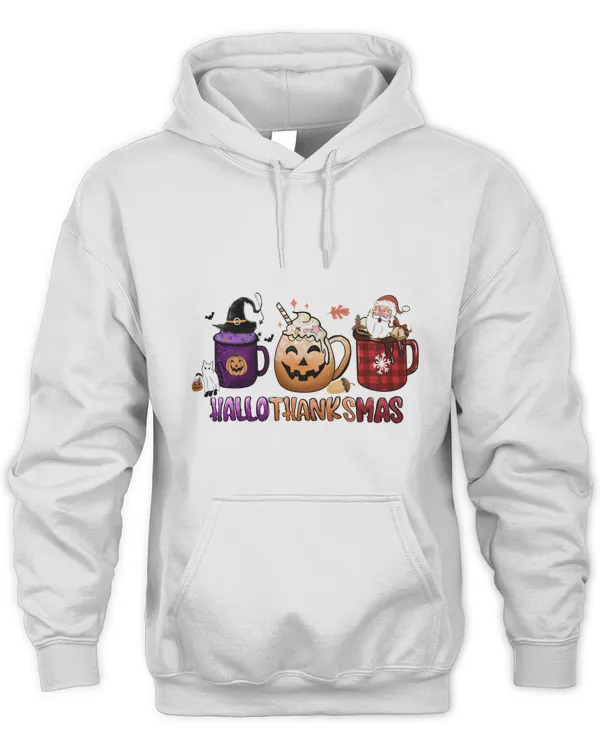 Happy Halloween shirt, Happy Hallothanksmas shirt, Christmas Coffee, Halloween Coffee, Fall Coffee (43)
