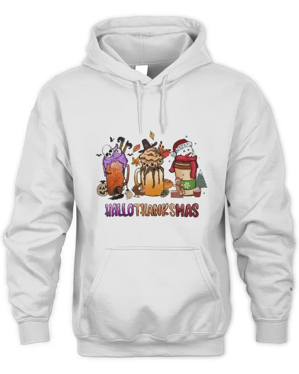 Happy Halloween shirt, Happy Hallothanksmas shirt, Christmas Coffee, Halloween Coffee, Fall Coffee (53)
