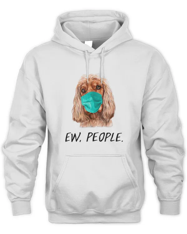 Chien COCKER SPANIEL portant un masque facial Ew People