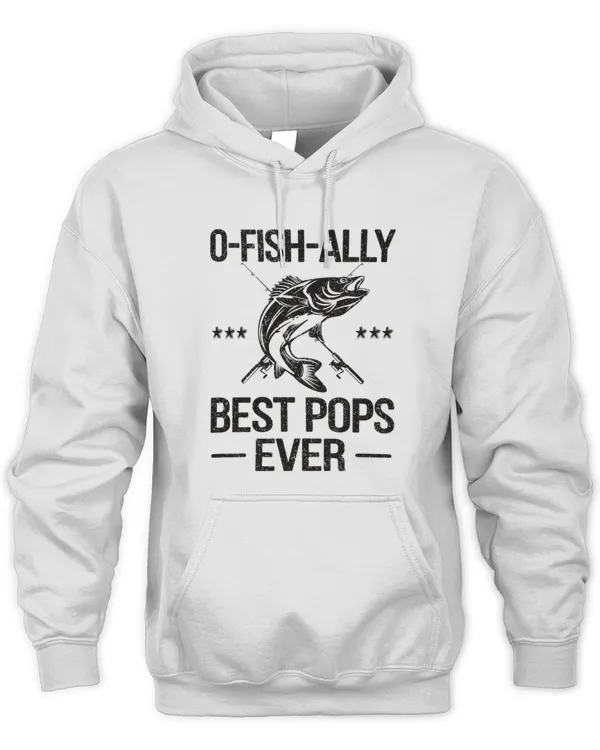 Best Pops Grandpa Dad Fisherman Fishing Pops T-Shirt
